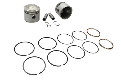 Motorshop 74 Inch Overhead Valve Piston Set for Harley Davidson FL (Part Number 11-2771) by Motorshop