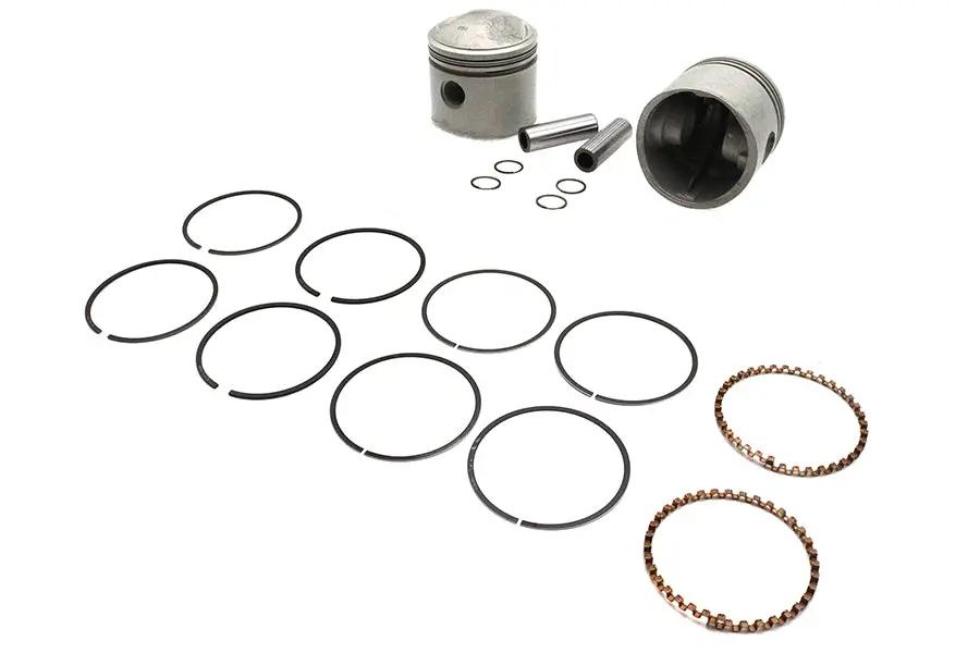 Motorshop 74 Inch Overhead Valve Piston Set for Harley Davidson FL (Part Number 11-2771) by Motorshop