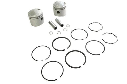 Motorshop 74 Inch Overhead Valve Piston Set for Harley Davidson FL - .060 Oversize by Motorshop