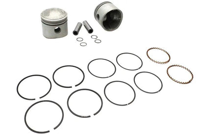 Motorshop Replica 80 inch Overhead Valve Piston Set with Rings for Harley Davidson FL and FX Models by Motorshop