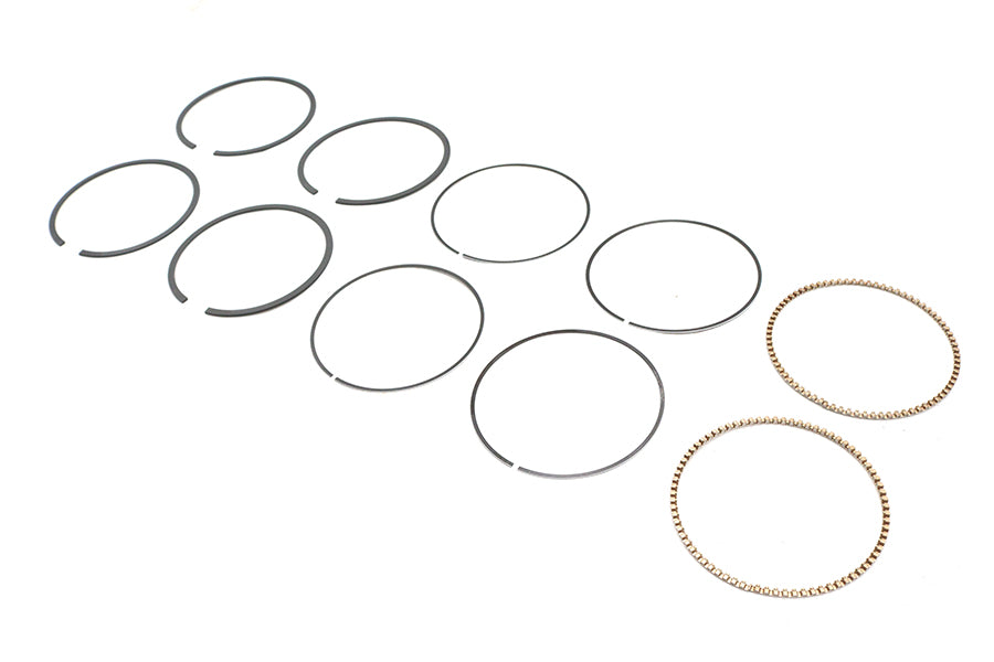 Hastings Rings 2M5538S-020 .020 Oversize Moly Piston Ring Set for 4.0-Inch Bore