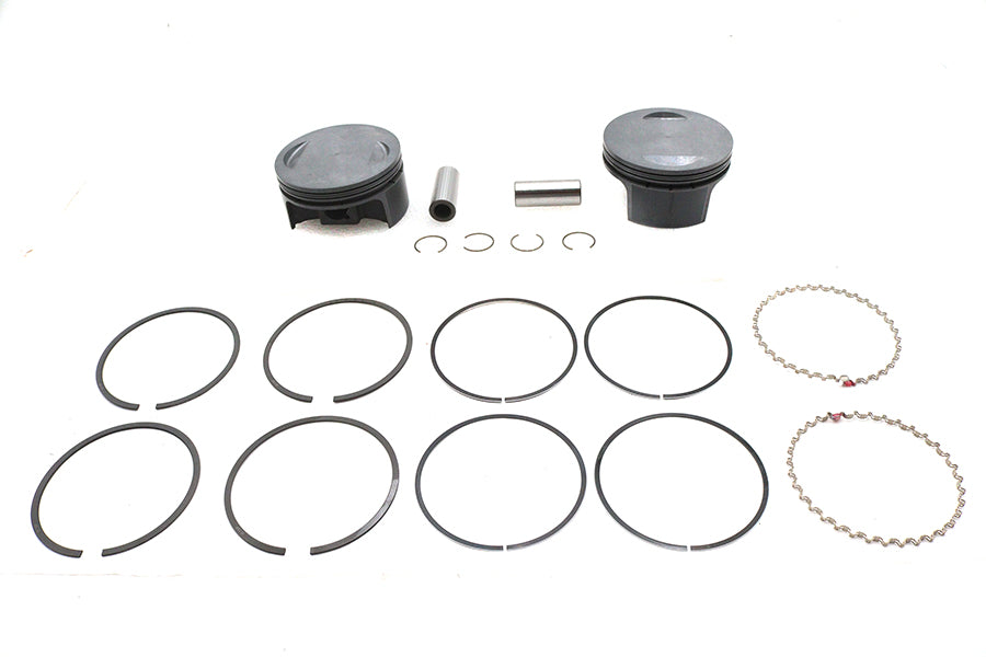 Ultima 130 inch Piston Set for 4.400 inch Bore Cylinders, 10:1 Compression - Part #93-983