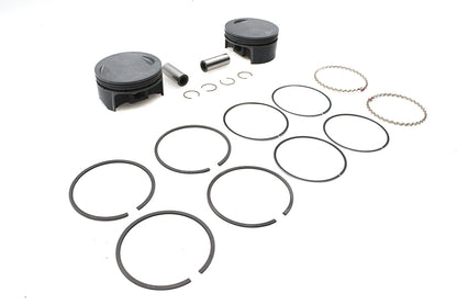 Ultima 130 inch Piston Set for 4.400 inch Bore Cylinders, 10:1 Compression - Part #93-983