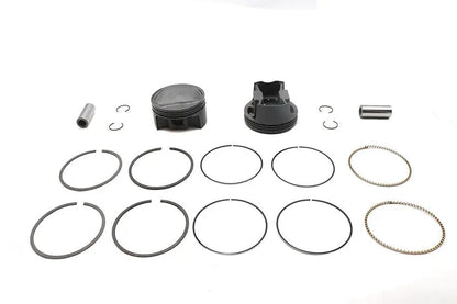 Ultima 107 Inch Domed Piston Set for 4 Inch Bore Cylinders – Part Number 93-180 by Ultima
