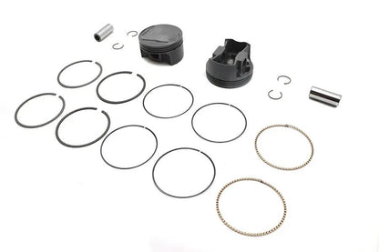 Ultima 107 Inch Domed Piston Set for 4 Inch Bore Cylinders – Part Number 93-180 by Ultima