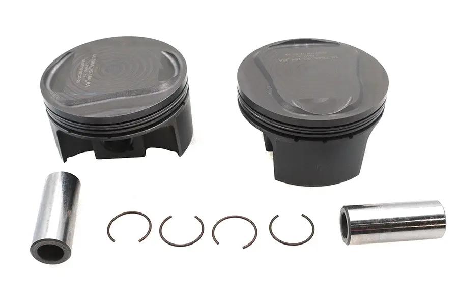 Ultima 107 Inch Domed Piston Set for 4 Inch Bore Engines - Part 93-964 by Ultima