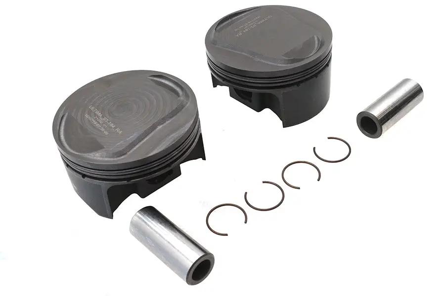 Ultima 107 Inch Domed Piston Set for 4 Inch Bore Engines - Part 93-964 by Ultima
