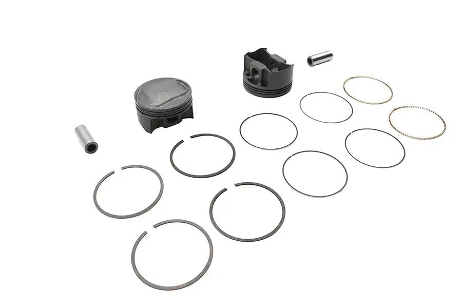 Ultima 100 Inch Domed Piston Set with 3.875 Inch Bore - Part Number 92-500 by Ultima