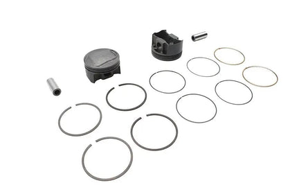 Ultima 100 Inch Domed Piston Set with 3.875 Inch Bore - Part Number 92-500 by Ultima