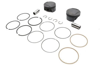 Ultima 100 Inch Piston Set for 3.875 Inch Bore Engines - 9.5:1 Compression, .005 Oversize, USA Made by Ultima