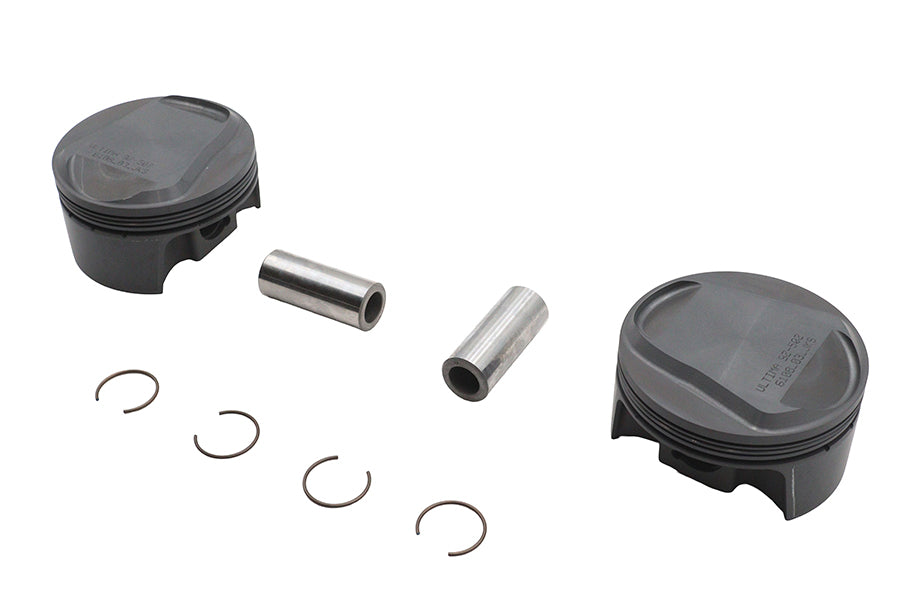 Ultima 92-502 100 Inch Piston Set for 3.875 Inch Bore Cylinders, .005 Oversize