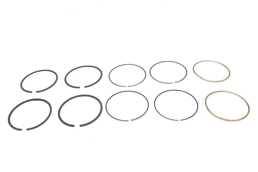 Ultima 2M5538S-005 Big Bore Twin Cam Piston Ring Set, .005 Oversize