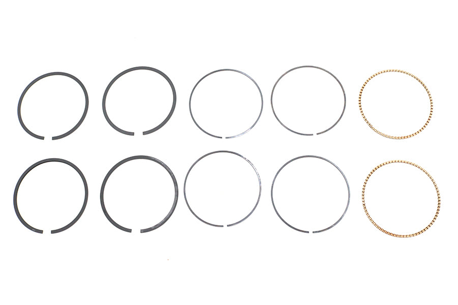 Ultima 2M5538S-005 Big Bore Twin Cam Piston Ring Set, .005 Oversize