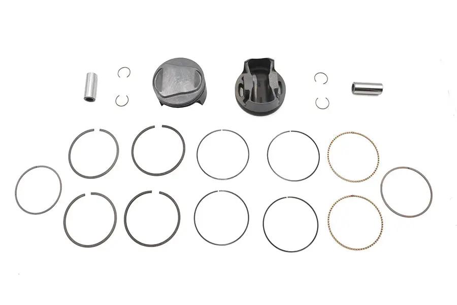Ultima 113 Inch Twin Cam Domed Piston Set for 4 Inch Bore Cylinders - Part Number 93-965 by Ultima