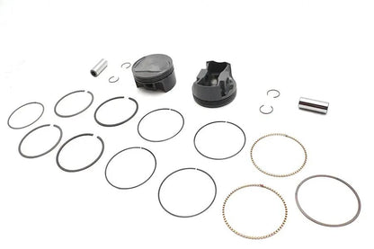 Ultima 113 Inch Twin Cam Domed Piston Set for 4 Inch Bore Cylinders - Part Number 93-965 by Ultima