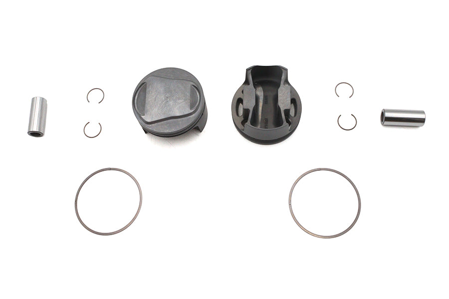 Ultima 113 Inch Twin Cam Piston Set for 4 Inch Bore Engines - .005 Oversize