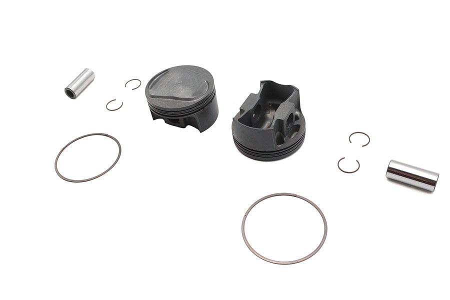Ultima 113 Inch Twin Cam Piston Set for 4 Inch Bore Engines - .005 Oversize