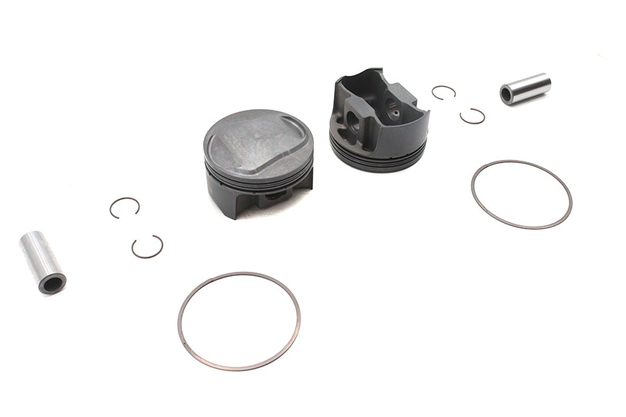 Ultima 113 Inch Twin Cam Piston Set for 4 Inch Bore Engines - .005 Oversize
