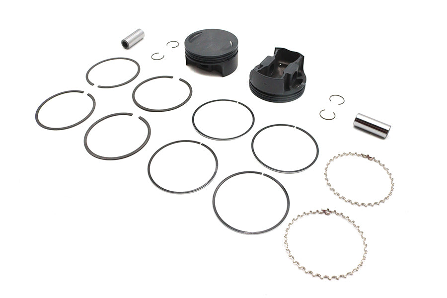 Ultima 120 Inch Flat Piston Set for 4.250 Inch Bore Engines - Part #93-971