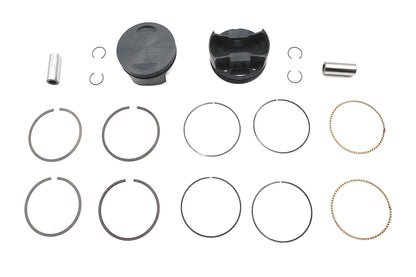 Ultima 120 Inch Flat Piston Set for 4.250 Inch Bore Engines - .010 Oversize, Part Number 93-972