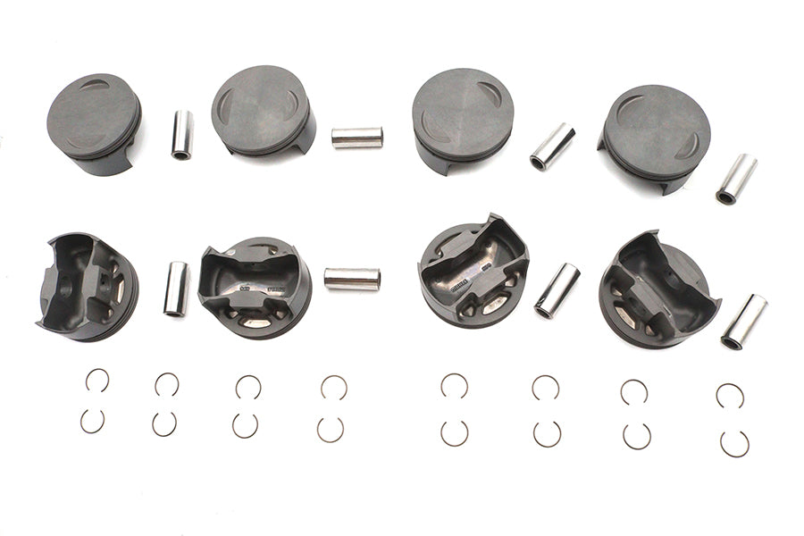 Ultima 130 Inch Flat Piston Set for 4.400 Inch Bore Cylinders - Part No. 93-980