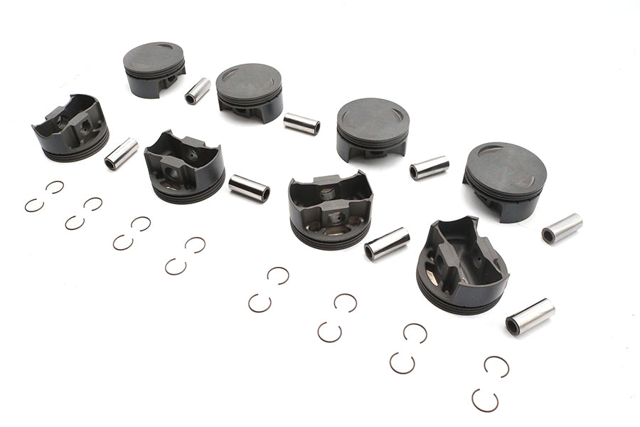 Ultima 130 Inch Flat Piston Set for 4.400 Inch Bore Cylinders - Part No. 93-980
