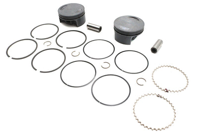Ultima 130 Inch Flat Piston Set for 4.400 Inch Bore with .010 Oversize – Part Number 93-982