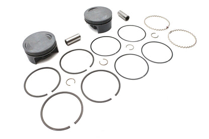 Ultima 130 Inch Flat Piston Set for 4.400 Inch Bore with .010 Oversize – Part Number 93-982