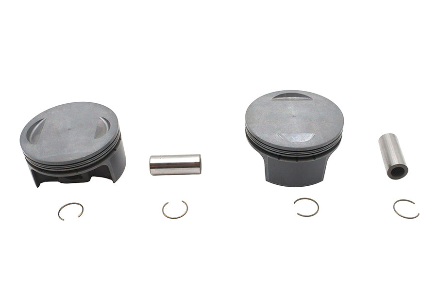 Ultima 140 Inch Flat Piston Set for 4.400 Inch Bore Cylinders – 10.2:1 Compression