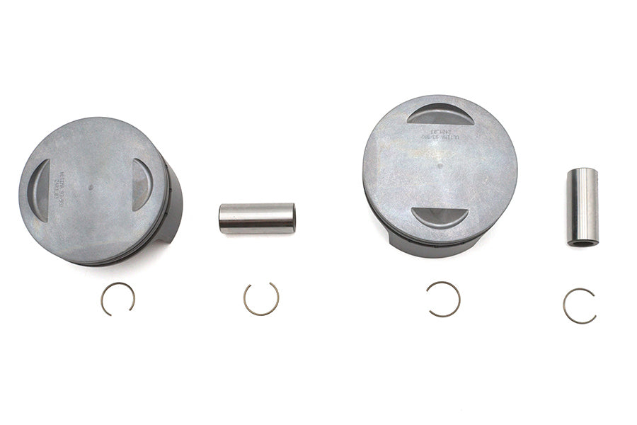 Ultima 140 Inch Flat Piston Set for 4.400 Inch Bore Cylinders – 10.2:1 Compression