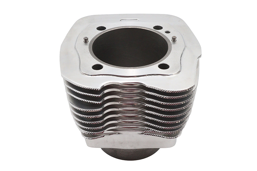 Ultima 93-58DC 4-Inch Big Bore Front Cylinder for 107 Inch Engines, Polished Diamond Cut Finish