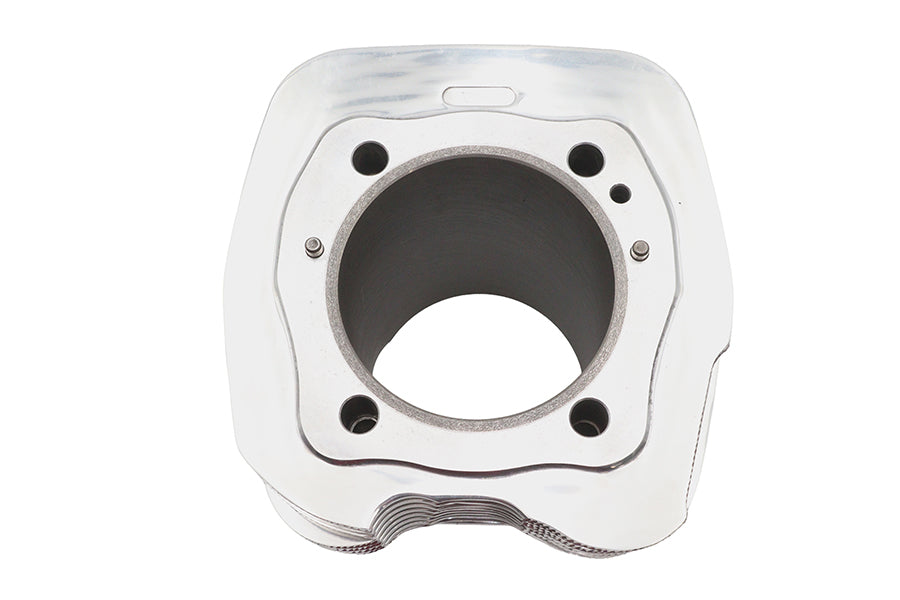 Ultima 93-58DC 4-Inch Big Bore Front Cylinder for 107 Inch Engines, Polished Diamond Cut Finish
