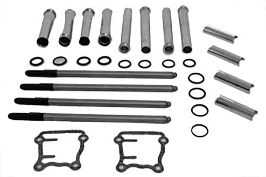 S&S Cycle Adjustable Pushrod and Cover Kit for Harley Davidson FXST (Part #106-6051)