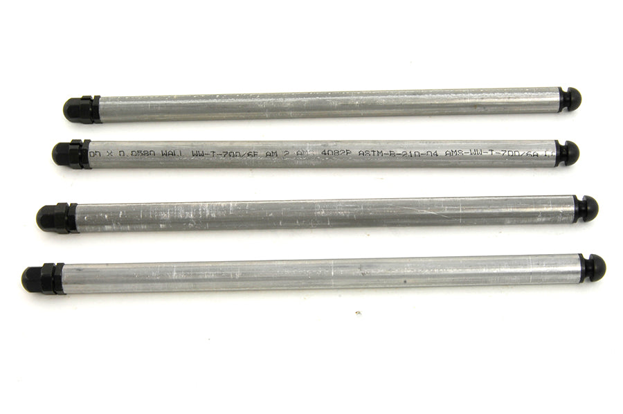 V-Twin Aluminum Solid Pushrod Set Part Number 5365-RO for Harley Davidson FL Models