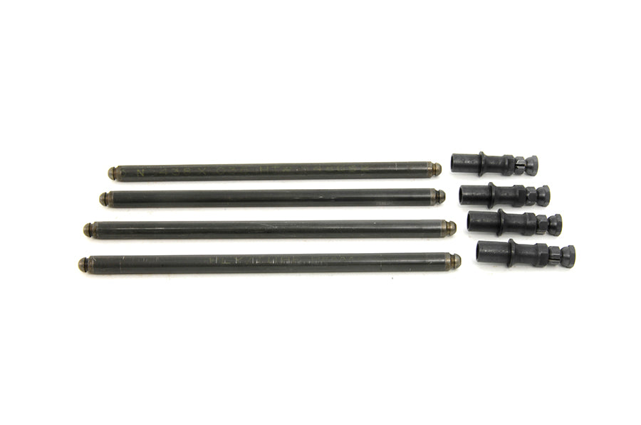 V-Twin 6600-SP Solid Pushrod Kit for Harley Davidson FL Models