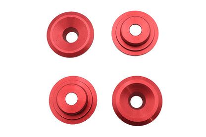 Kibblewhite Red Top Valve Spring Collar Set Part VT-032502-R-R for Harley Davidson Engines