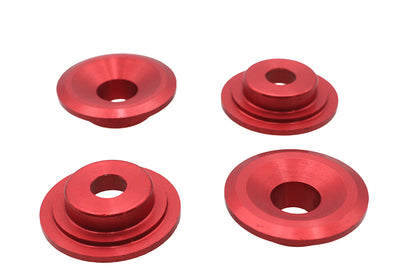 Kibblewhite Red Top Valve Spring Collar Set Part VT-032502-R-R for Harley Davidson Engines