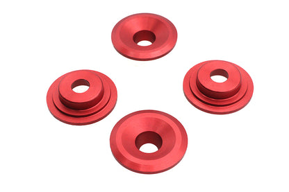 Kibblewhite Red Top Valve Spring Collar Set Part VT-032502-R-R for Harley Davidson Engines