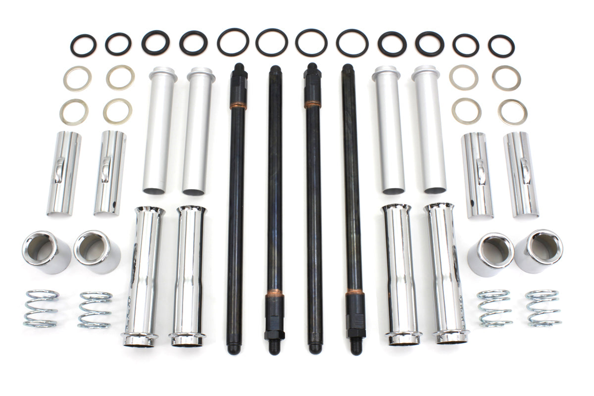 Motorshop TC-88 Adjustable Pushrod and Cover Kit for Harley Davidson FXST (1999-2008)