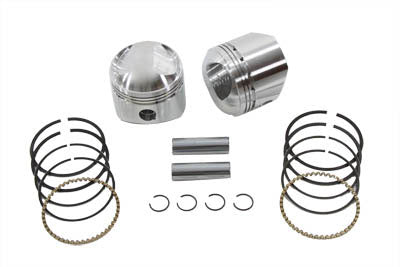 Wiseco 74 Inch FL-FLH Piston Set .010 Oversize for Harley Davidson FL Models
