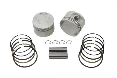 Motorshop Replica 1200cc Piston Set .005 Oversize for Harley Davidson XL Models