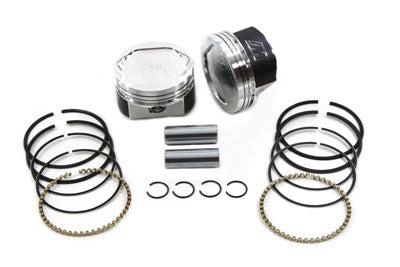 Wiseco 11-9887 Forged Conversion Piston Kit for Harley Davidson XL 883 - .020 Over, 9.5:1 Compression, 3-1/2 Inch Bore