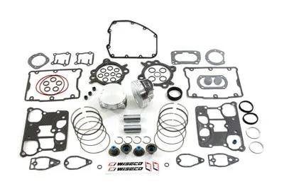 Wiseco 95 Inch Flat Top 9:1 Compression Piston Kit for Harley Davidson FXST and FLST Models by Wiseco