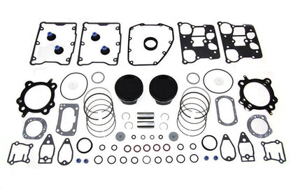 Wiseco TC-103 Piston Kit for Harley Davidson FLT 2007-2016 with Armor X Coating and 9:1 Compression Ratio by Wiseco