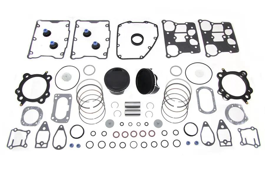 Wiseco TC-103 Piston Kit for Harley Davidson FLT 2007-2016 with Armor X Coating and 9:1 Compression Ratio by Wiseco