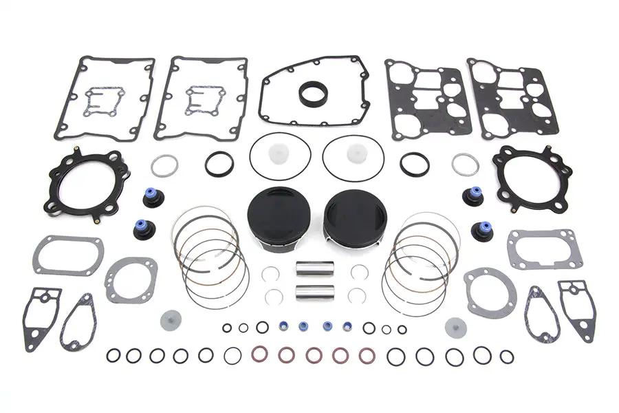 Wiseco 103 Inch Twin Cam Flat Top Piston Kit for Harley Davidson FXST (Part #VT2790) by Wiseco