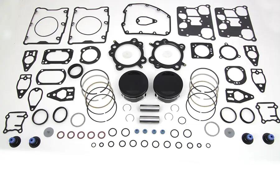 Wiseco 97 Inch Piston Kit with Armor X Coated Pistons and Top End Gasket Set for Harley Davidson FXST (1999-2008) by Wiseco