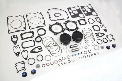 Wiseco 97 Inch Piston Kit with Armor X Coated Pistons and Top End Gasket Set for Harley Davidson FXST (1999-2008) by Wiseco