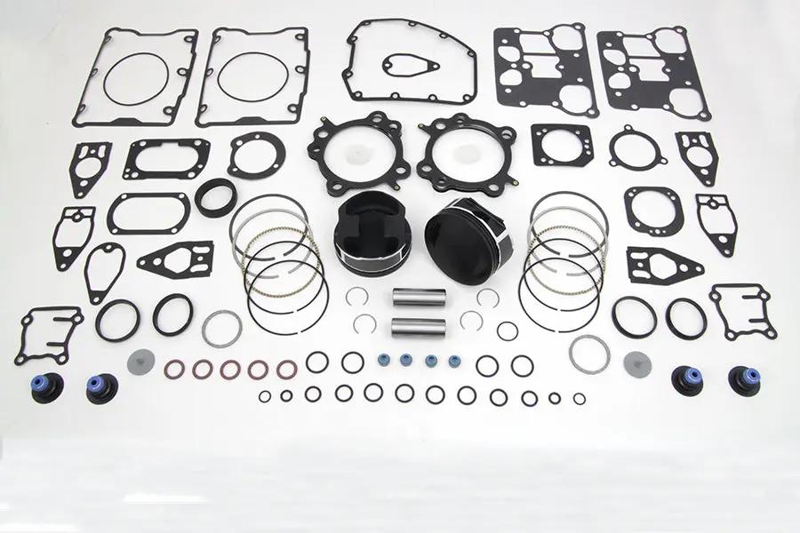 Wiseco 97 Inch Piston Kit with Armor X Coated Pistons and Top End Gasket Set for Harley Davidson FXST (1999-2008) by Wiseco