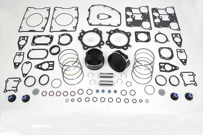 Wiseco 97 Inch Piston Kit with Armor X Coated Pistons and Top End Gasket Set for Harley Davidson FXST (1999-2008) by Wiseco